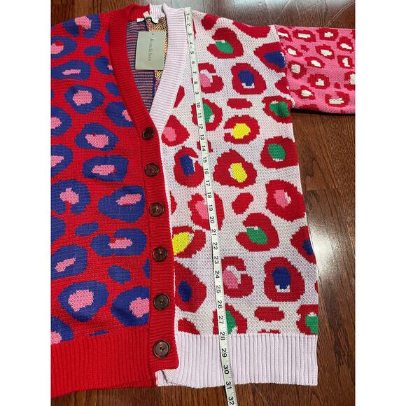 NWT SEE and BE SEEN Multi Colored Animal Print Size SM - Picture 4 of 8